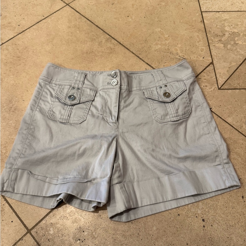 White House Black Market Gray Cargo Shorts